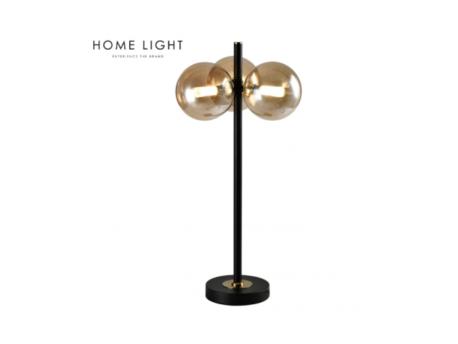 HOME LIGHT STONA LAMPA TALIA 14 3*G9 CRNA/BAKAR