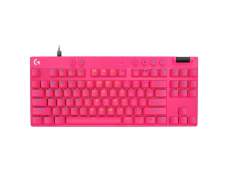 LOGITECH G PRO X TKL RAPID Gejmerska tastatura - Magenta USB US
