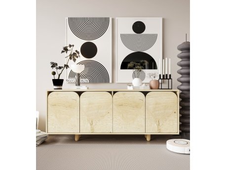 HANAH HOME Komoda Lazio Bohem 180 Sapphire Oak