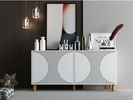 HANAH HOME Komoda Arventa White