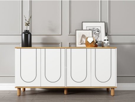 HANAH HOME Komoda Elaris Sapphire Oak White