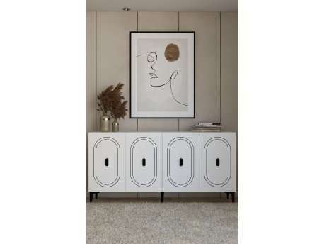 HANAH HOME Komoda Weny White