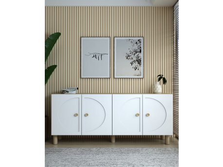 HANAH HOME Komoda Ege Sapphire Oak White