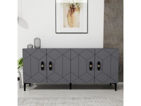 HANAH HOME Komoda Asos Anthracite