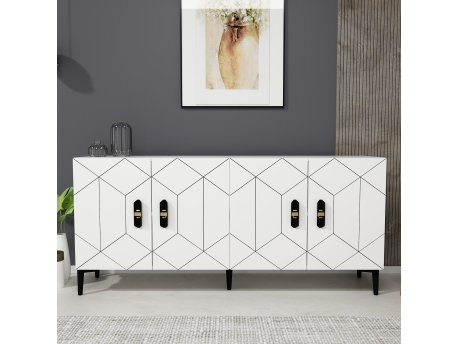 HANAH HOME Komoda Asos White