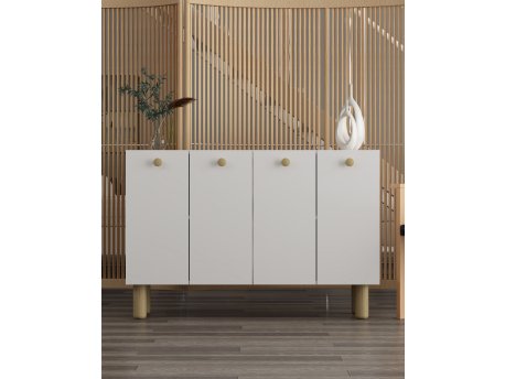 HANAH HOME Komoda Ilay Bohem White Sapphire Oak