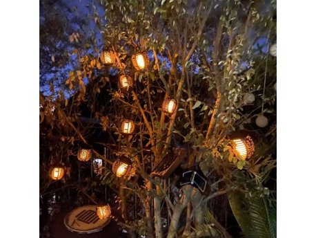 Yiwu Moon Star Solarni LED niz 2 m, 10 lampiona