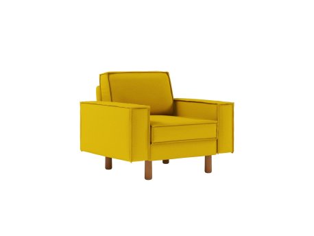 Atelier del Sofa 1-Seat Sofa Sparrow 1 Sunflower Walnut