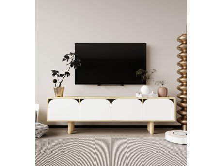 HANAH HOME TV polica Lazio Sapphire Oak White