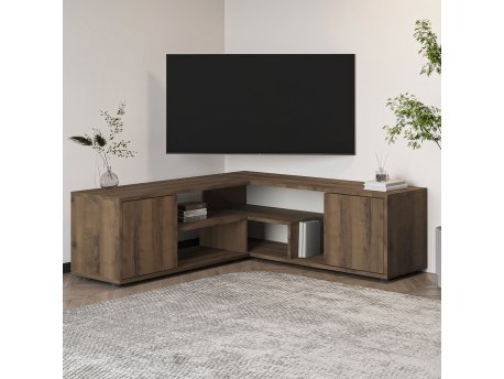 HANAH HOME TV polica Rosa Antique Walnut