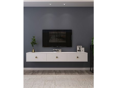 HANAH HOME TV polica Zuzu 180 White