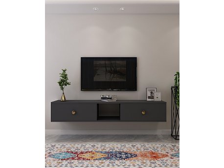 HANAH HOME TV polica Zuzu 150 Anthracite