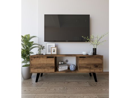 HANAH HOME TV polica Siena Walnut