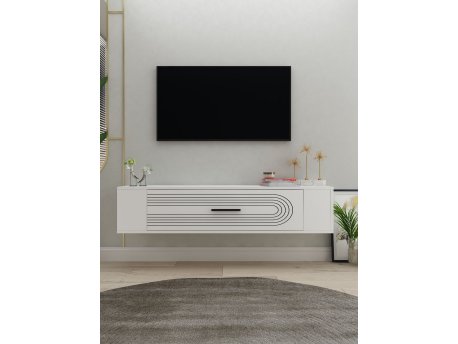HANAH HOME TV polica Restol 3 White