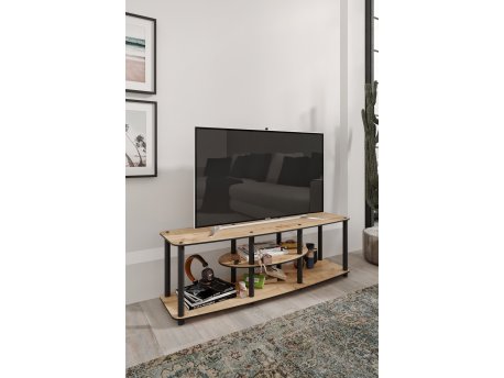 HANAH HOME TV polica Mesivo Oak