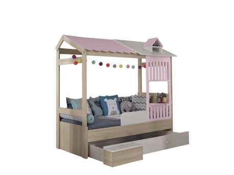 HANAH HOME Dečiji krevet Ayder New Pink