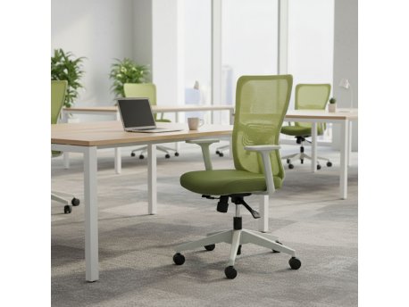 HANAH HOME Kancelarijska stolica Lumbar 108 Green