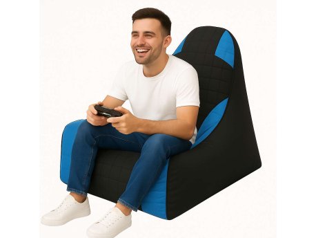 Atelier del Sofa Bean Bag XXL Gamer Blue