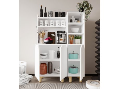 HANAH HOME Višenamenska polica Parma 3 White