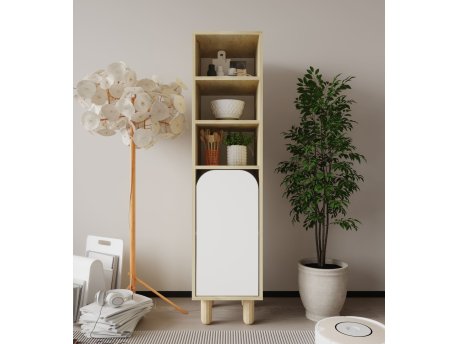 HANAH HOME Višenamenska samostojeća polica Parma 1 Sapphire Hrast White