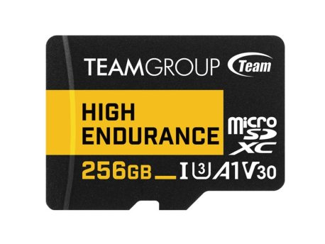 TEAM GROUP MICRO SDXC 256GB High Endurance UHS-I U3 V30,100/50MB/s, THUSDX256GIV3002 ZA VIDEO NADZOR!