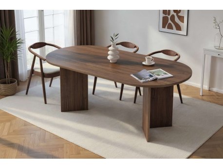 HANAH HOME Trpezarijski sto Sabella Walnut