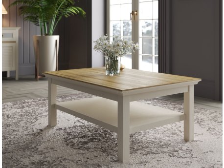 HANAH HOME Sto za kafu Krem Hrast Siva FRN 21024