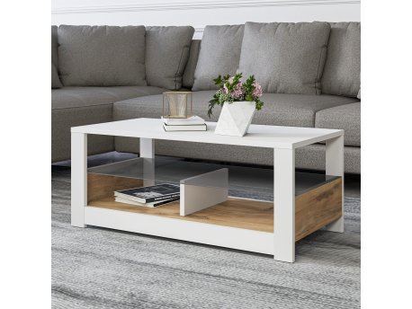 HANAH HOME Sto za kafu Aydos White Hrast