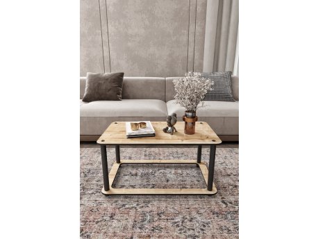 HANAH HOME Sto za kafu Hole Rect Hrast