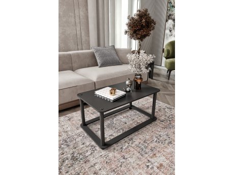 HANAH HOME Sto za kafu Hole Rect Black