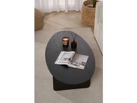 HANAH HOME Sto za kafu Orba Wood Black