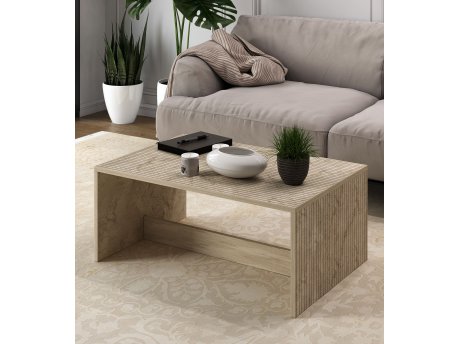 HANAH HOME Sto za kafu Lenna Travertine