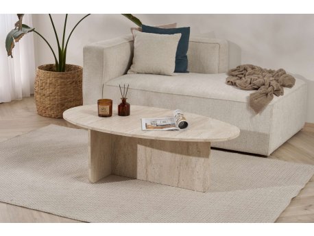 HANAH HOME Sto za kafu Orba Travertine