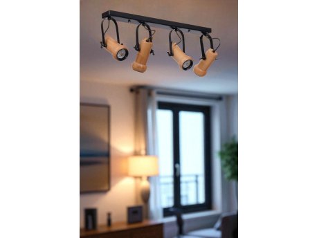 OPVIQ Plafonski luster Crno Hrast 9000 6