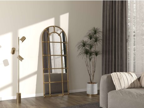 HANAH HOME Ogledalo Ovalis Dar Gold