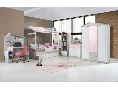 HANAH HOME Višenamenski studio sto Ayder Pink