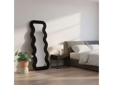 HANAH HOME Ogledalo Mundo Black