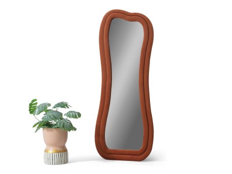 HANAH HOME Ogledalo Sun Tile Red