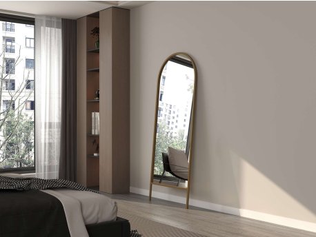 HANAH HOME Ogledalo Basiko Gold