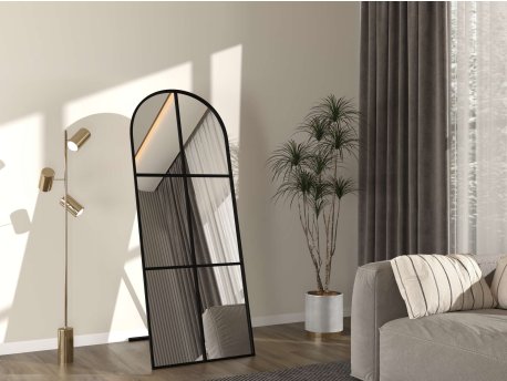 HANAH HOME Ogledalo Influencer Black