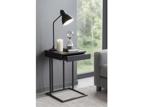 HANAH HOME Bočni sto Veno Black