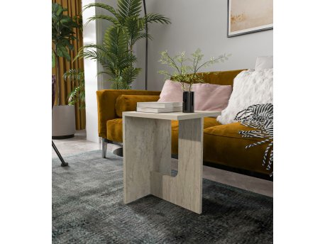 HANAH HOME Bočni sto Terni Travertine