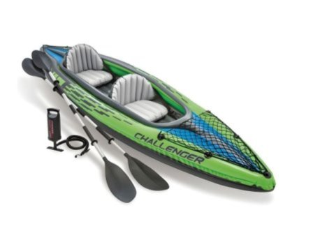 INTEX Challenger K2 kajak na naduvavanje za 2 osobe, vesla, pumpa, pokrivač 68306 OUTLET