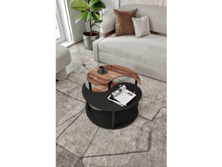 HANAH HOME Sto za kafu Yi Yang2L 70 Walnut