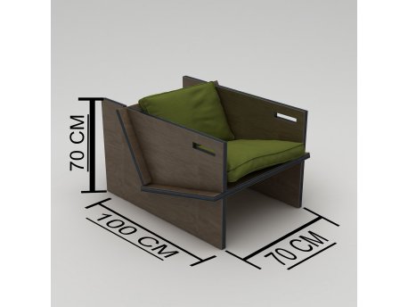 HANAH HOME Ving Chair - fotelja Winner