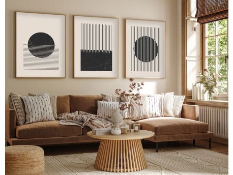 WALLXPERT Dekorativna slika iz 3 dela Huhu212 50 x 35