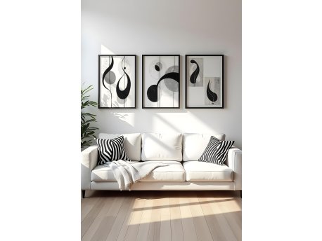 WALLXPERT Dekorativna slika iz 3 dela Huhu437 50 x 35