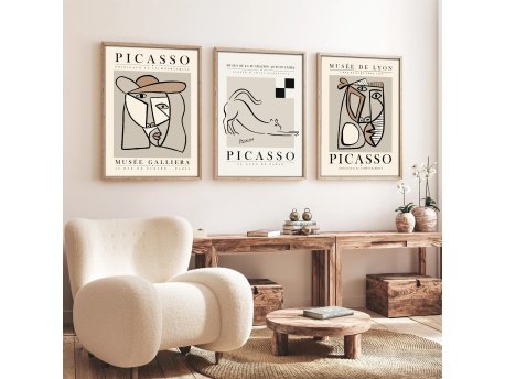 WALLXPERT Dekorativna slika iz 3 dela Huhu254 50 x 35