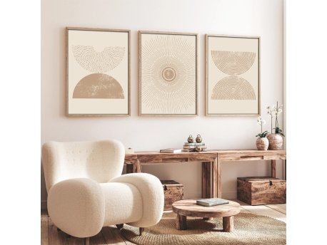 WALLXPERT Dekorativna slika iz 3 dela Huhu258 50 x 35