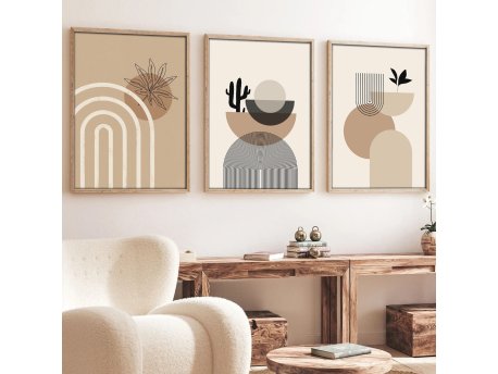 WALLXPERT Dekorativna slika iz 3 dela Huhu264 50 x 35